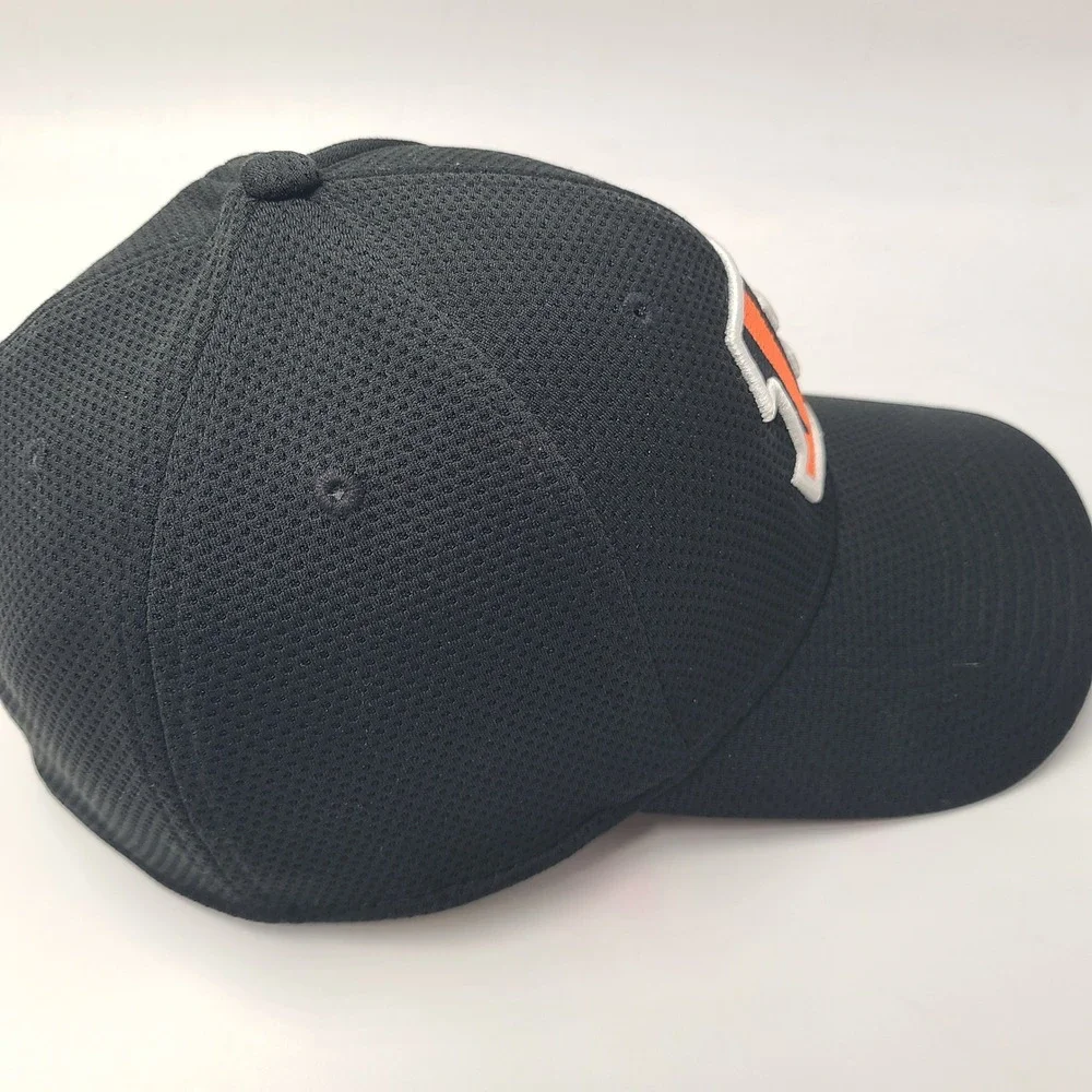 Cincinnati Bengals Hat Fitted M-L New Era 39Thirty Black Orange NFL Football Men